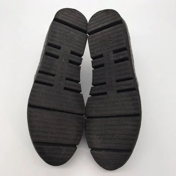 YellowBox Scrunchie Womens 7.5 Flat Rose Gold Gray Metallic Slip On Comfort Shoe - Picture 9 of 10